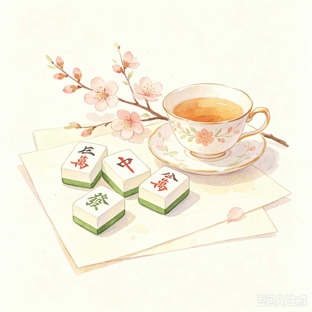 chinese mahjong accessory set