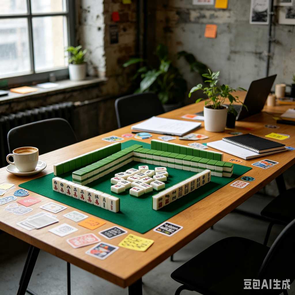 mahjong rule card included